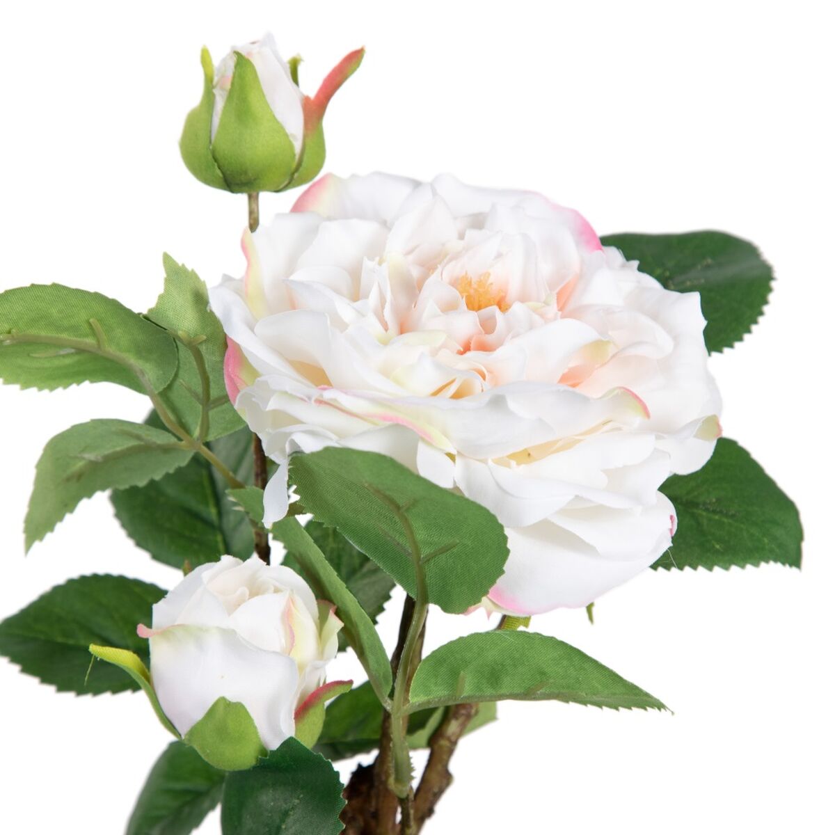 Decoratieve plant Polyester Polyethyleen Ijzer Roze 16 x 16 x 31 cm